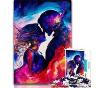 1000 Pieces Jigsaw Puzzles For Teens And Adults Twin Flame Couple In Love 1000 Piece Puzzle,Stress Reliever Staycation Kill Time Wishlist with Santa Claus (size 38x26cm)