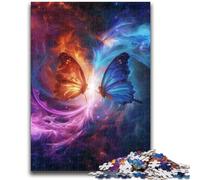 1000 Pieces Jigsaw Puzzles For Teens And Adults Two Butterflies in Two Sidesone for Age 14+ Intellectual Game Christmas Birthday Gifts 50x75cm