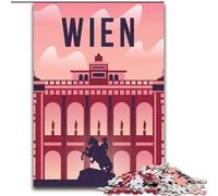 1000 Pieces Jigsaw Puzzles For Teens And Adults Vienna, Decompressing Intellectual Educational Toy Birthday Present, Gifts, Wall Art 26x38cm