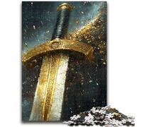 1000 Pieces Jigsaw Puzzles For Teens And Adults Viking Knight Shield 1000 Piece Puzzle,Family Game Stress Reliever Difficult Challenge Suitable for Couples (50x75cm)
