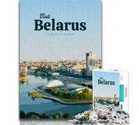 1000 Pieces Jigsaw Puzzles For Teens And Adults Visit Belarus,Challenging Game Toys for Is Ideal As A Gift for The Whole Family (75x50cm)