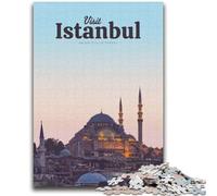 1000 Pieces Jigsaw Puzzles For Teens And Adults Visit Istanbul for And 14 Years And over Interesting Stress Reduction Gifts for Friends And Family (size 38x52cm)