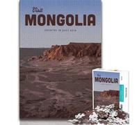 1000 Pieces Jigsaw Puzzles For Teens And Adults Visit Mongolia,Toys Educational Games Stress Relieving Great Gifts And Toys (38x26cm)