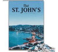 1000 Pieces Jigsaw Puzzles For Teens And Adults Visit St Johns, Toy Intellectual Game Enhance Love between Couples for Ages 14+ 50x75cm