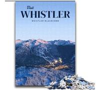 1000 Pieces Jigsaw Puzzles For Teens And Adults Visit Whistler, Toy Intellectual Game Enhance Love between Couples for Ages 14+ 75x100cm