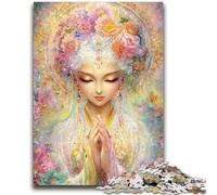 1000 Pieces Jigsaw Puzzles For Teens And Adults Watercolours Goddess Stress Reliever Difficult Challenge Suitable for Desktop Decoration 50x75cm