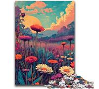 1000 Pieces Jigsaw Puzzles For Teens And Adults Wildflower Summer for Age 14+ Quiz Game Fun at Home Activities, Birthday Present,Travel Gifts 50x75cm