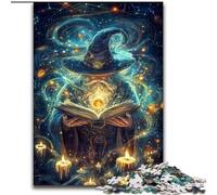 1000 Pieces Jigsaw Puzzles For Teens And Adults Wizard, Toys Educational Games Stress Relieving Wall Decoration (Size 50x75cm)