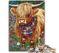 1000 Pieces Jigsaw Puzzles For Teens And Adults Yak Oil Painting 1000 Pieces for Adults,Educational Stress Relief Toy Great Gifts And Toys (38x26cm)