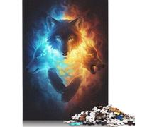 1000 Pieces Jigsaw Puzzles Inner Fight Creative Square Jigsaw Puzzles for Adults & Paper Puzzles Challenging Game 1000pcs (75x50cm)
