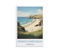 1000 Pieces Jigsaw Puzzles，Kennack Sands Beach Cornwall Puzzles for Adults Artwork House Wall Decor Challenging Jigsaw Puzzle for Family Games 70x50cm