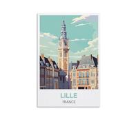 1000 Pieces Jigsaw Puzzles，Lille France Posters Puzzle 1000 parts paper puzzle adult children learning toys family decompression game 70x50cm