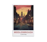 1000 Pieces Jigsaw Puzzles,Middlesbrough Yorkshire Posters Puzzle 1000 parts paper puzzle adult children learning toys family decompression game 70x50CM