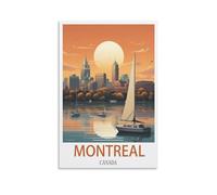 1000 Pieces Jigsaw Puzzles,Montreal Canada Posters Puzzles for Adults Artwork House Wall Decor Challenging Jigsaw Puzzle for Family Games 70x50CM