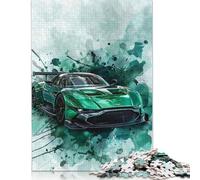 1000 Pieces Jigsaw Puzzles The Pattern Aston Martin V Creative Square Jigsaw Puzzles for Adults & Paper Puzzles Challenging Game 1000pcs (75x50cm)