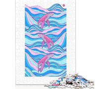 1000 Pieces Jigsaw Puzzles The Three Whales Creative Square Jigsaw Puzzles for Adults And Paper Puzzles Challenging Game 38x26cm/1000pcs