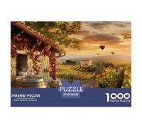 1000 Pieces Jigsaw Puzzles - Vineyard Challenging Puzzle Home Decoration Educational Games 38x26cm/1000pcs