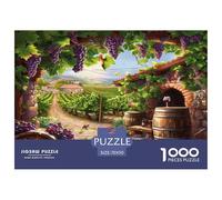 1000 Pieces Jigsaw Puzzles Vineyard Educational Games Jigsaw Building Home Decoration Puzzle Great Gift for Adults 70x50cm/1000pcs