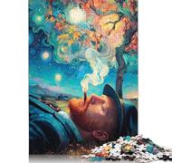 1000 Pieces Jigsaw Puzzles Whispering Winds of Creativity Puzzle for Adults Wooden Puzzles Interesting Stress Reduction Jigsaw Puzzles for Family & Friends Gifts 1000pcs (75x50cm)