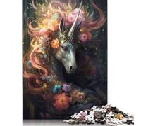1000 Pieces Jigsaw The Unicorn And The Nature Jigsaw Educational Game Toy Family Decoration Adults Challenging 1000pcs (75x50cm)