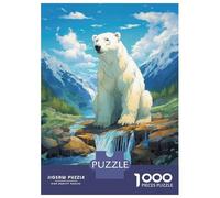 1000 Pieces Jigsaws Adults Puzzles A Bear in The Mountains Jigsaw for Adults Fun Games Staycation Kill Time Unique Gifts for Birthday And Christmas 38x26cm/1000pcs
