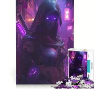 1000 Pieces Jigsaws Adults Puzzles A Futuristic Female Ninja, Fun Games, Train Your Brain And Hands, Deal As Gifts for The Whole Family 38x52cm