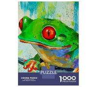 1000 Pieces Jigsaws Adults Puzzles A Toad Puzzle for Adults Anti-Stress Toys Pattern Assembly Parent-child Interaction 38x26cm/1000pcs