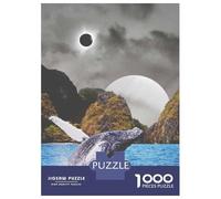 1000 Pieces Jigsaws Adults Puzzles A Whale Of A Time Puzzle for Adults Relax Games Birthday Present Parent-child Interaction 52x38cm/1000pcs