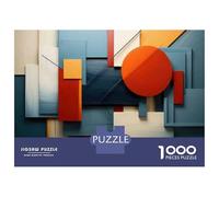 1000 Pieces Jigsaws Adults Puzzles Abstract Geometric Wall Art-2 Jigsaws for Adults Hands-on Game Analysis And Logic Difficult And Challenge 70x50cm/1000pcs