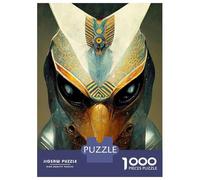 1000 Pieces Jigsaws Adults Puzzles Abstract Hawk Puzzle for Adults Anti-Stress Toys Pattern Assembly Parent-child Interaction 52x38cm/1000pcs