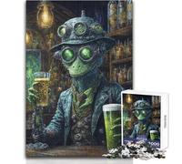 1000 Pieces Jigsaws Adults Puzzles Alien Ales Beer Beyond Toys Educational Games Difficult Challenge DIY Toys Size 50x75cm