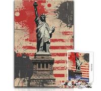 1000 Pieces Jigsaws Adults Puzzles American Liberty Educational Games Stress Reliever Gift For Birthdays Size 50x75cm