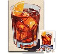 1000 Pieces Jigsaws Adults Puzzles Americano Cocktail Educational Games Stress Reliever Gift For Birthdays Size 38x52cm