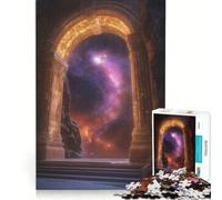 1000 Pieces Jigsaws Adults Puzzles Ancient Cosmic Gateway, Educational Toy, Difficult And Challenge, Wishlist with Santa Claus 38x26cm