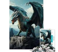 1000 Pieces Jigsaws Adults Puzzles Ancient Dragon Difficult And Challenge Improve Memory Anti-Stress Toys for And from 14 Years And over (50x75cm)