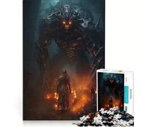 1000 Pieces Jigsaws Adults Puzzles Assassin VS Monster Cyborg, Fun Games, Train Your Brain And Hands, Deal As Gifts for The Whole Family 38x52cm
