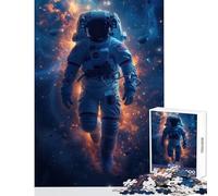 1000 Pieces Jigsaws Adults Puzzles Astronaunt Another Planet Educational Toy Gift Birthday for Educational Game Difficult And Challenge Size 38x52cm
