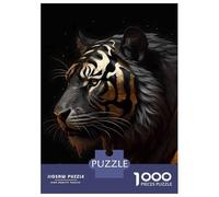 1000 Pieces Jigsaws Adults Puzzles Black And Gold Lions Puzzle for Adults Brain Teaser Game Analysis And Logic for Is Ideal As A Gift 52x38cm/1000pcs