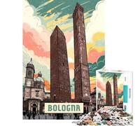 1000 Pieces Jigsaws Adults Puzzles Bologna Learning Educational Toys Family Game Perfect Decoration Birthday Gifts (size 50x75cm)