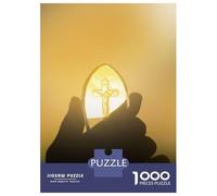 1000 Pieces Jigsaws Adults Puzzles Bright Stone Christ Quote Jigsaws for Adults Toy Wall Decor Hand Speed Race Unique Gifts for Birthday And Christmas 38x26cm/1000pcs
