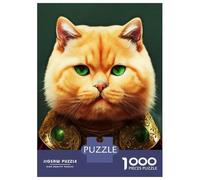 1000 Pieces Jigsaws Adults Puzzles British Shorthair Cat Jigsaws for Adults Toy Wall Decor Hand Speed Race Unique Gifts for Birthday And Christmas 52x38cm/1000pcs
