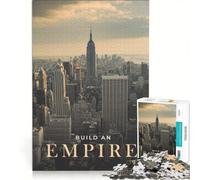 1000 Pieces Jigsaws Adults Puzzles Build An Empire, Hands-on Game, Precision Cutting, Birthday Present, Gifts, 50x75cm