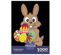 1000 Pieces Jigsaws Adults Puzzles Bunny Rabbit Cony Jigsaw for Adults Fun Games Staycation Kill Time Unique Gifts for Birthday And Christmas 70x50cm/1000pcs