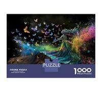 1000 Pieces Jigsaws Adults Puzzles Butterfly Dreams Dress Puzzle for Adults Brain Teaser Game Analysis And Logic for Is Ideal As A Gift 38x26cm/1000pcs