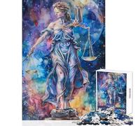 1000 Pieces Jigsaws Adults Puzzles Celestial Justice Educational Game Pattern Assembly Anti-Stress Toys Great Gifts for Gaming (38X26CM)