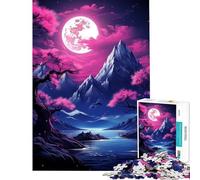 1000 Pieces Jigsaws Adults Puzzles Cherry Blossom Japan Art Learning Educational Toys Family Game Difficult Hard Secret Santa Gifts (Size 50x75cm)