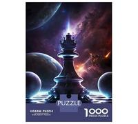 1000 Pieces Jigsaws Adults Puzzles Chess in Space Adult Puzzles Anti-Stress Toys Difficult Challenge Difficult And Challenge 38x26cm/1000pcs