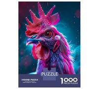 1000 Pieces Jigsaws Adults Puzzles Chicken Space Animal Puzzle for Adults Relax Games Birthday Present Parent-child Interaction 38x26cm/1000pcs