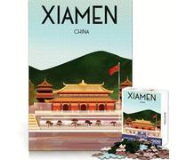1000 Pieces Jigsaws Adults Puzzles China Exact Cut Play Mind Challenge Toy Calm Play Time Xmas Scene Art (38x26cm)