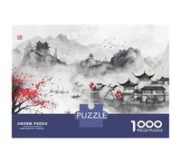 1000 Pieces Jigsaws Adults Puzzles Chinese Landscape Painting Puzzle for Adults Brain Teaser Game Analysis And Logic for Is Ideal As A Gift 70x50cm/1000pcs